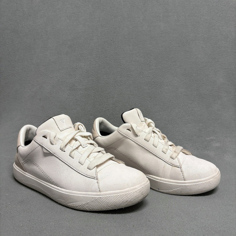 Vessi Soho Sneaker 2 Women's 7 White Cream Lace-Up Waterproof Low Top Travel